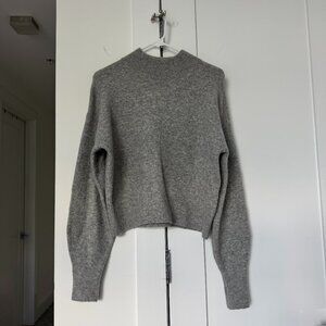 SOLD & other stories Mock Neck Grey Sweater